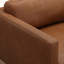 Fauteuil club en cuir véritable 33,07 po Nels