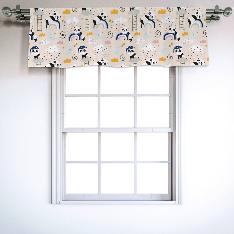 Sateen Ruffled Window Valance