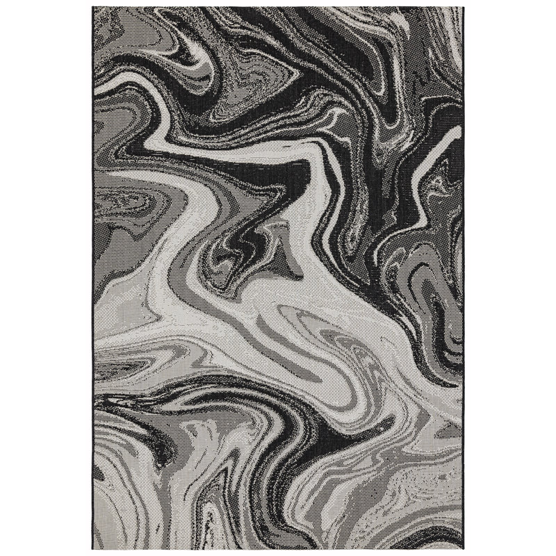 Waroona Abstract Indoor / Outdoor Area Rug, Rectangle 80 x 150cm