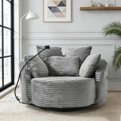360° Swivel Chair Accent Barrel Chair