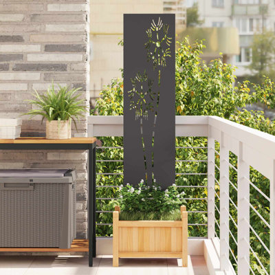 vidaXL Garden Privacy Screen Partition Outdoor Decor Modern Decorative Barrier
