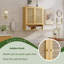 Bamboo Wall Mounted Required Bathroom Cabinet