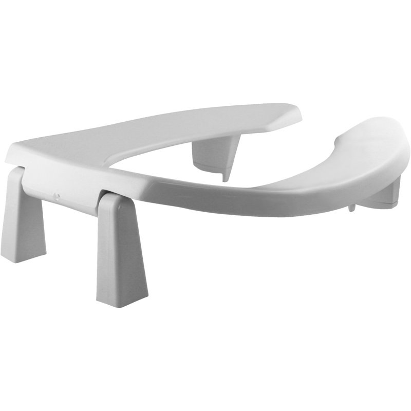 Siège de toilette allongé en plastique