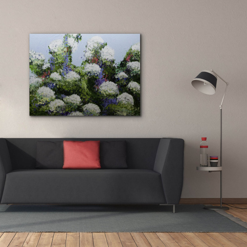 Epic Graffiti 'Mum's Garden'  by Allan Friedlander Canvas Wall Art, 54" x 40", 40" H x 54" W