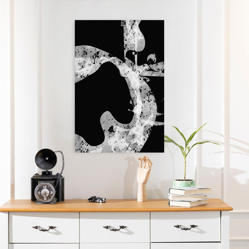 Art contemporain, art contemporain abstrait, H 24 po x l 16 po