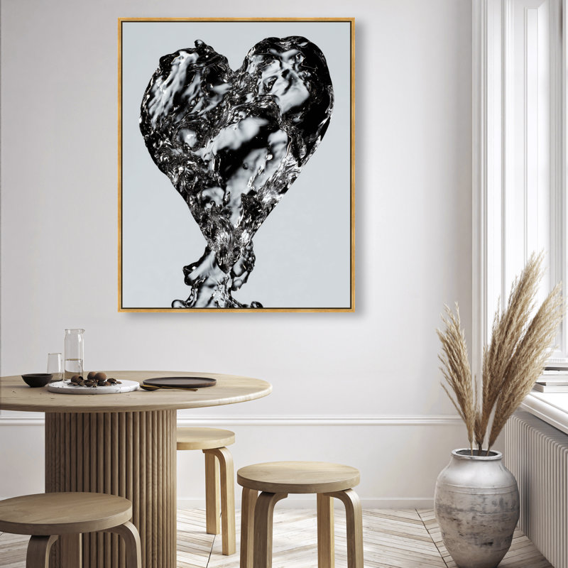 Mercury Love Print by Oliver Gal, 37"H x 46"W, Gold Floater Frame