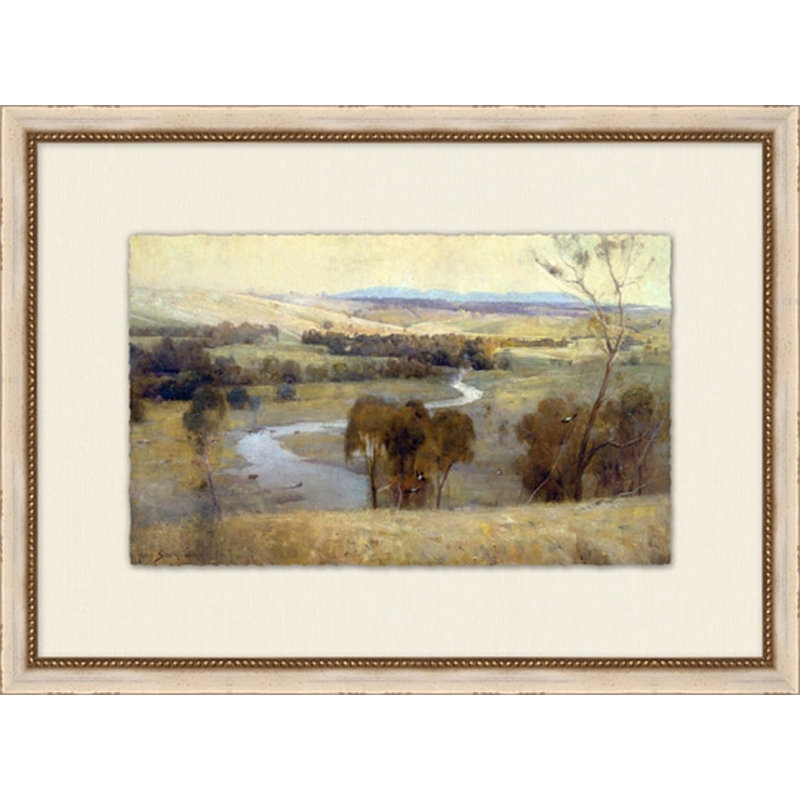 Midwestern Views 1 - Peinture encadrée sur papier