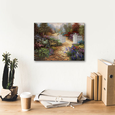 Epic Graffiti 'Gateway To Enchantment' by Nicky Boehme Canvas Wall Art, 16" x 12"