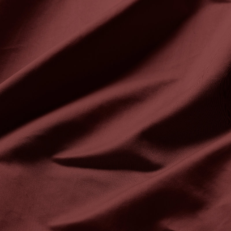 Egyptian Cotton Deep Pocket Solid 650 Thread Count Sheet Set, Burgundy, Twin