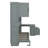  Lit escamotable simple avec garde-robe et tiroirs Earleville-108839926