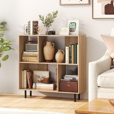 90cm H x 90cm W Metal Bookcase