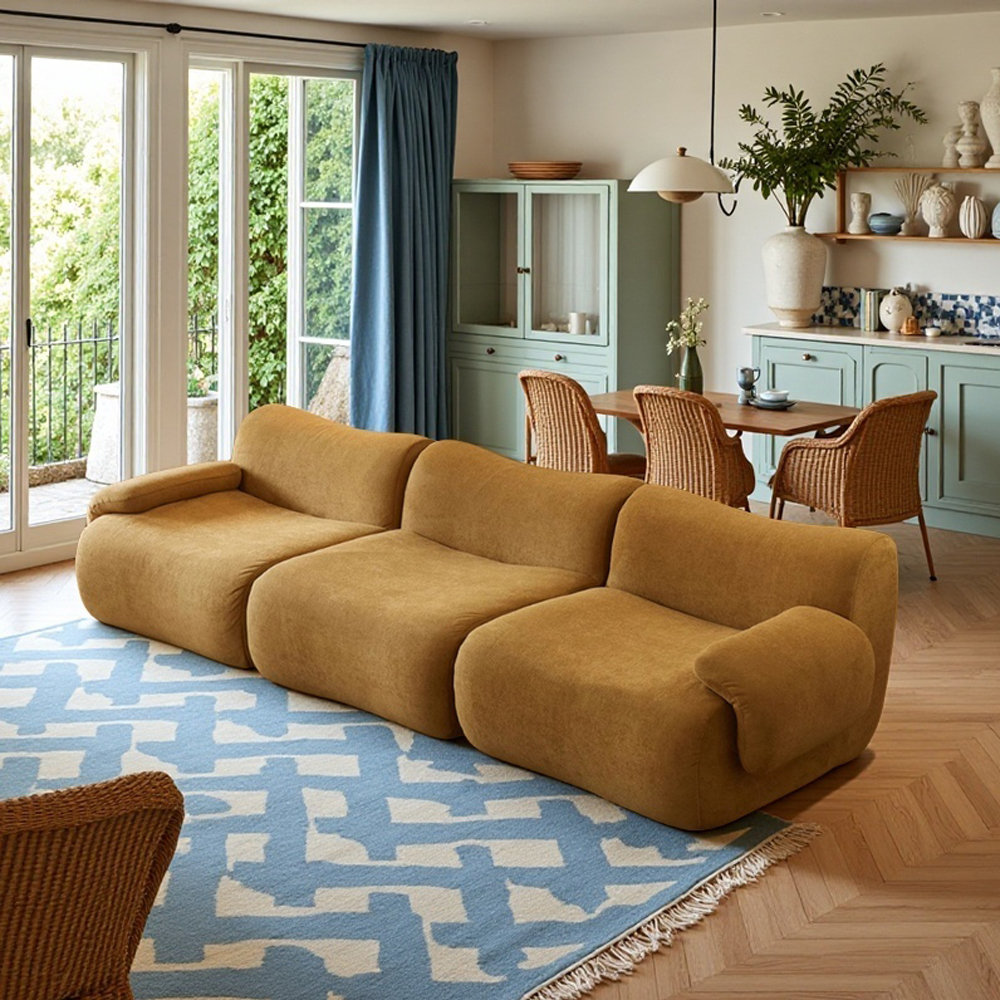Mercer41 Modern Simple Modular upholstered Living Room Sets - Wayfair ...