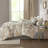 7 Piece Textured Cotton Blend Comforter Set