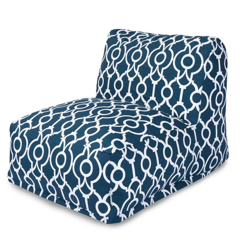 Montalvo Polyester Outdoor Friendly Bean Bag Chair & Lounger, Navy