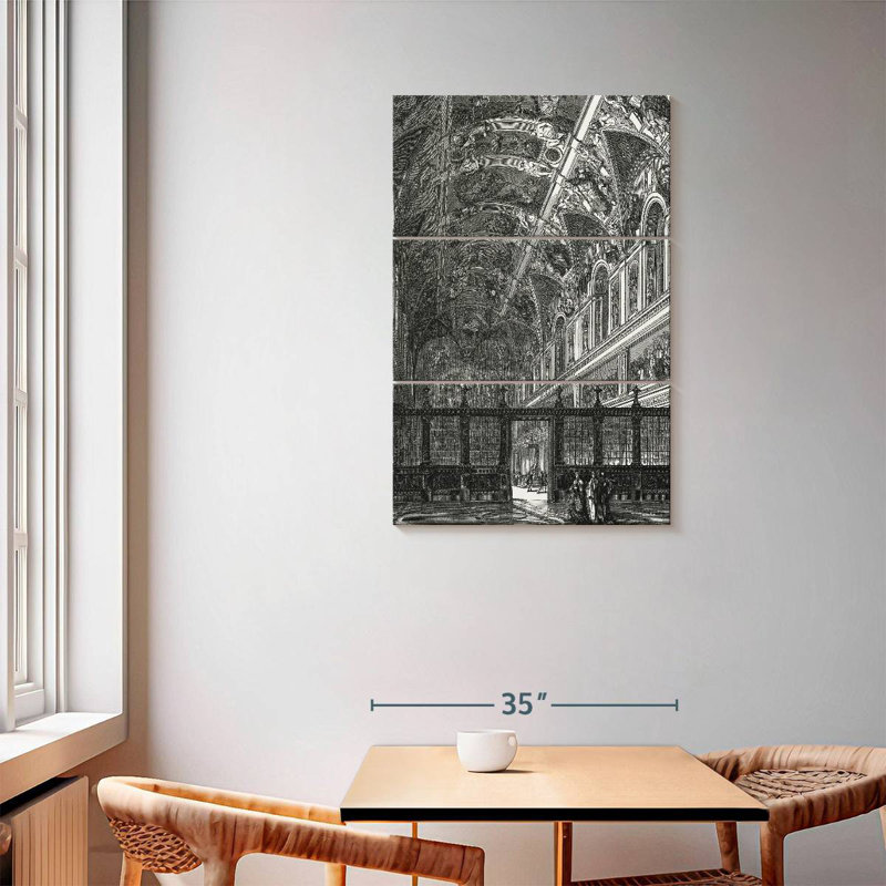 Sistine Chapel Ceiling, 57" H x 36" W