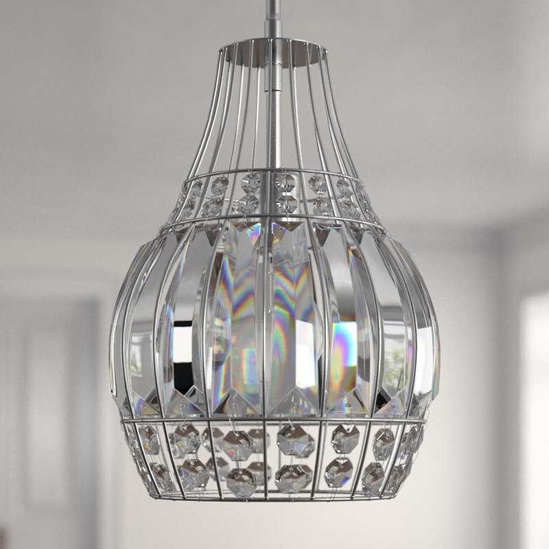 Harrisonburg 1 - Light Chrome Single Pendant