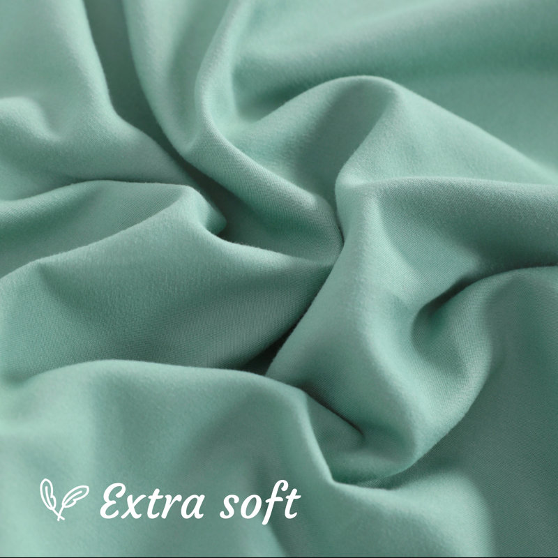 Body Pillowcase Set, Microfiber Body Pillowcase, Envelope Closure - NTBAY, Mint