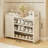 Foldable Multi-Tier Shoe Rack For Small Spaces – Bamboo Entryway Storage Shelf For Home/Apartment