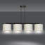 Eamie 4 - Light Kitchen Island Drum Pendant-729684538
