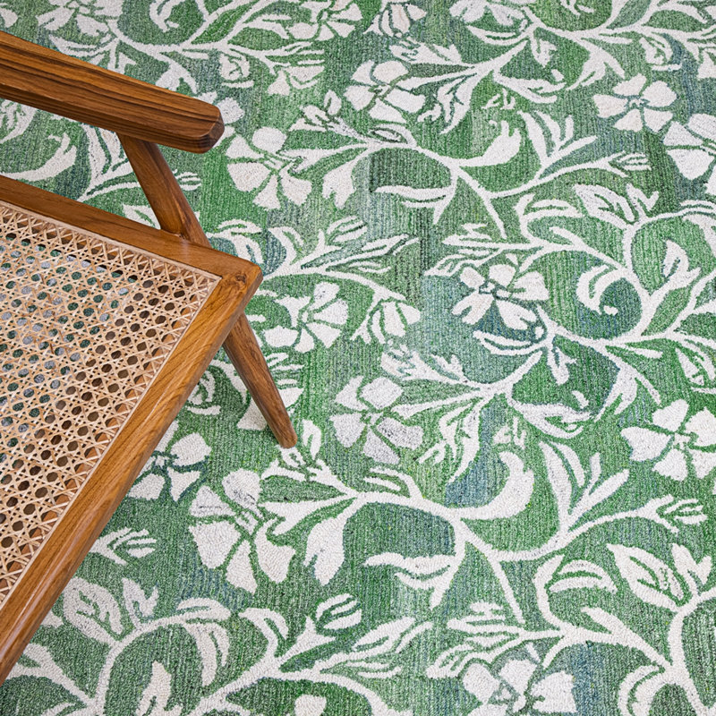 Camellia Hand Tufted Indoor/Outdoor Rug, Runner 2'6" x 8'