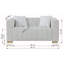 Un canapé-lit moderne sur un Chesterfield traditionnel, couleur blanche, causeuse-1276037008