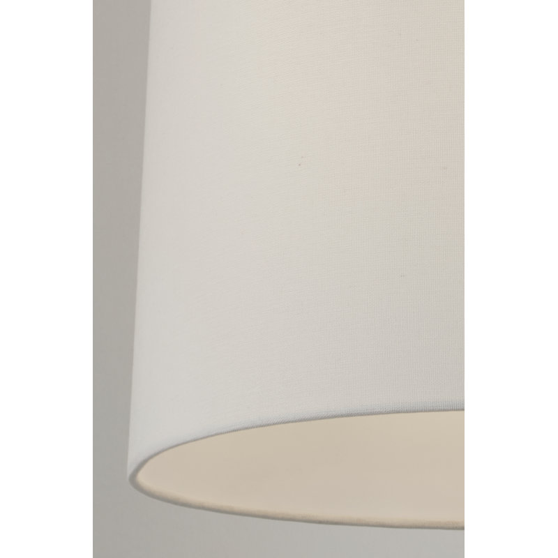26.5cm H Polyester Drum Lamp Shade ( Clip On ) in Ivory
