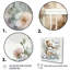 «Teddy Bear in Crib with Flowers II», reproduction sur toile-87045680-87045683