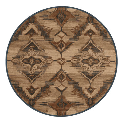 Tapis brun lavable à la machine
