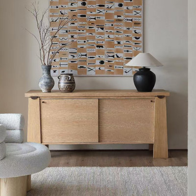 Armoire de vestibule rustique de style zen