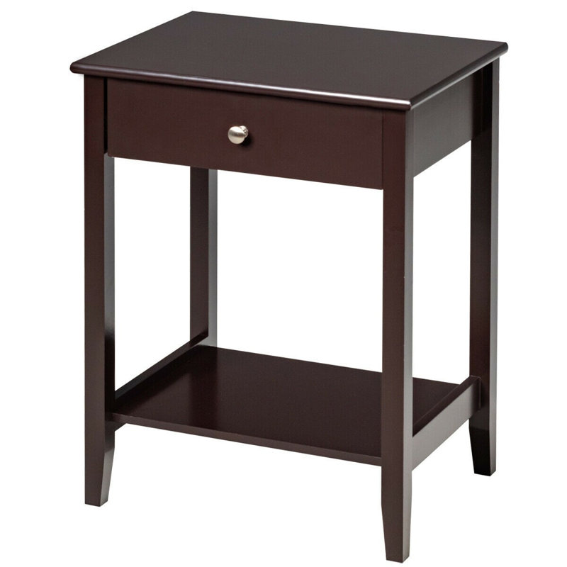 Adris 18.5'' W Nightstand, Brown