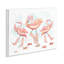 Plaque murale flamants dansants Cowboy, design par Ziwei Li