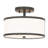 Berthine Linen Blend Semi Flush Mount-821978404