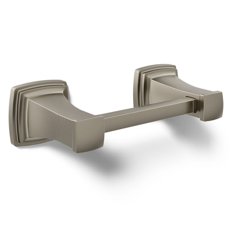 Riff Pivoting Toilet Paper Holder, Silver
