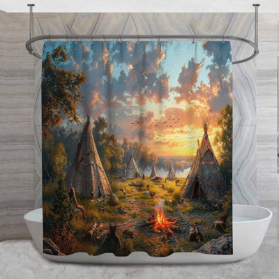 Dhamani Shower Curtain