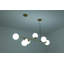 Lustre linéaire moderne Spoutnik à 6 lumières Balarama-394722105