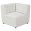 Chaise d'appoint de coin rembourrée en tissu