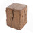 Stump Shape MGO Side Table, Weather-Resistant and Eco-Friendly for Indoor and Outdoor Use