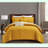 Geometric Reign Comforter Set - 5 Piece Clip Jacquard Design with Decorative Pillows and Shams - Bedding Collection
