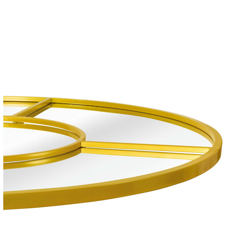 Miroir rond 36 po, Or