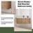 48'' Floating Single Bathroom Vanity with Resin Sink-2087068952