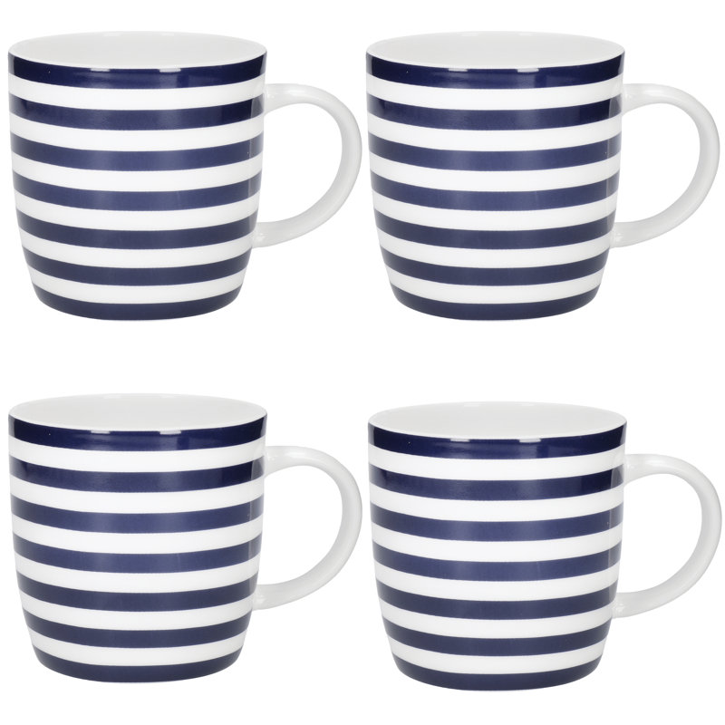 Nautical 4 Piece Mug Set