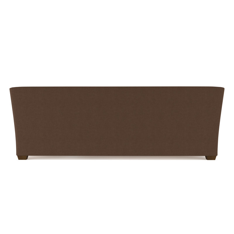 Sofa, Linen Chocolate, 31" H x 96" W x 41" D