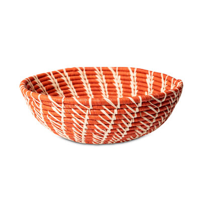 Raffia Stitched Basket