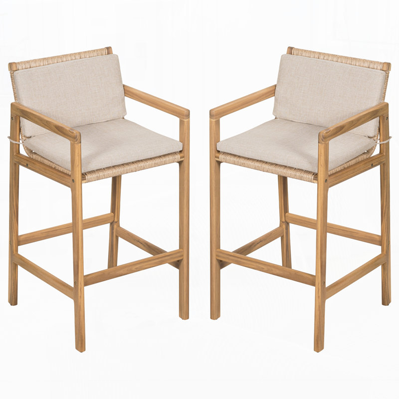 Tabourets d'extérieur, ensemble de 2