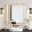 Miroir ondulé en bois massif-482910361-482910362-483751756
