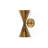 Lomnick Sconce-Burnt Brass