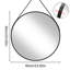 Wal Mirror Aluminium Round Mirror-114309177-114309178