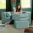 Shontae Zipline Boneless Convertible Compression Sleeper Loveseat, Ottomans & Pillows, Textured Microvelvet-710735747