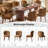 Davia Mid-Century Modern Upholstered Dining Chair With Solid Wood Leg-1965733557