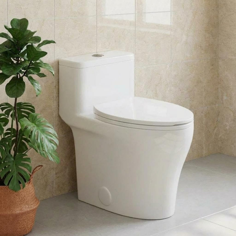 Toilette allongée une pièce ADA Comfort
